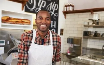 man smiling
